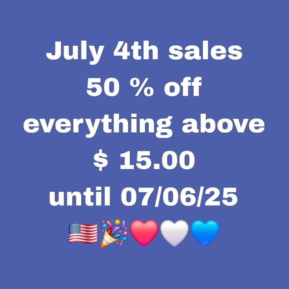 🇺🇲 4th of July Sales 🇺🇲
